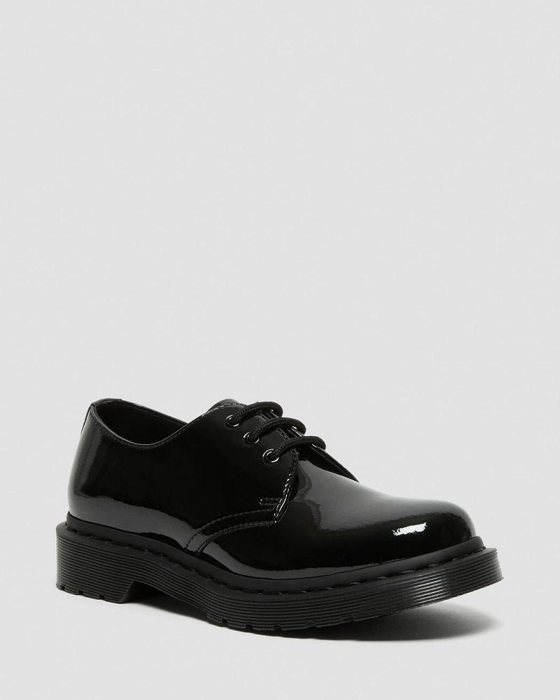 Dr Martens 1461 Mono Lak Læder Oxford Sko Dame Sort | DK 358LIS